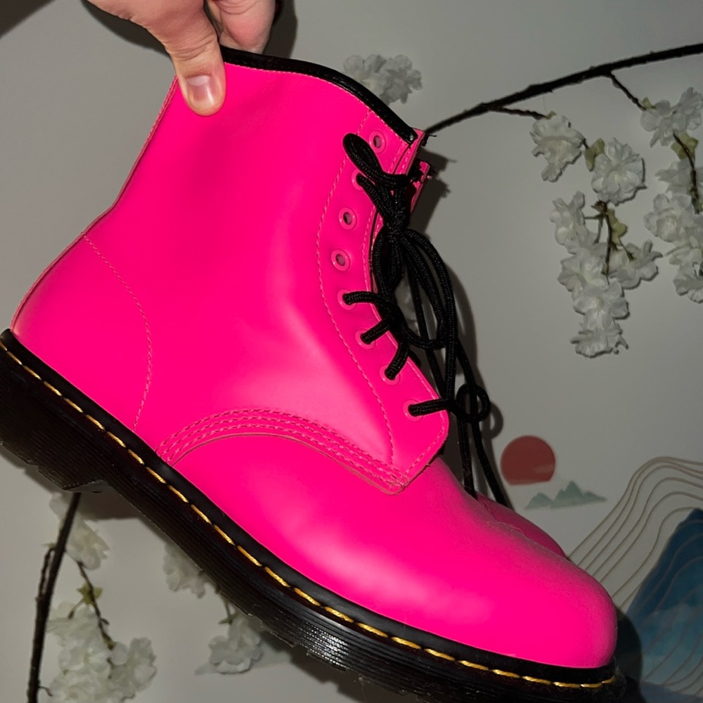 Hot Pink Doc Martins